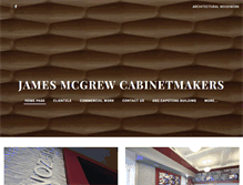 Tablet Screenshot of mcgrewwoodwork.com